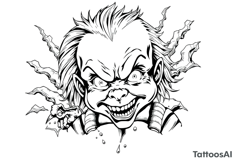 chucky tattoo idea