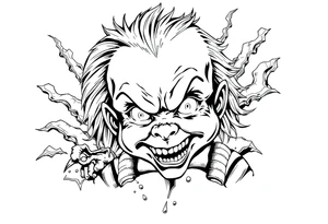 chucky tattoo idea