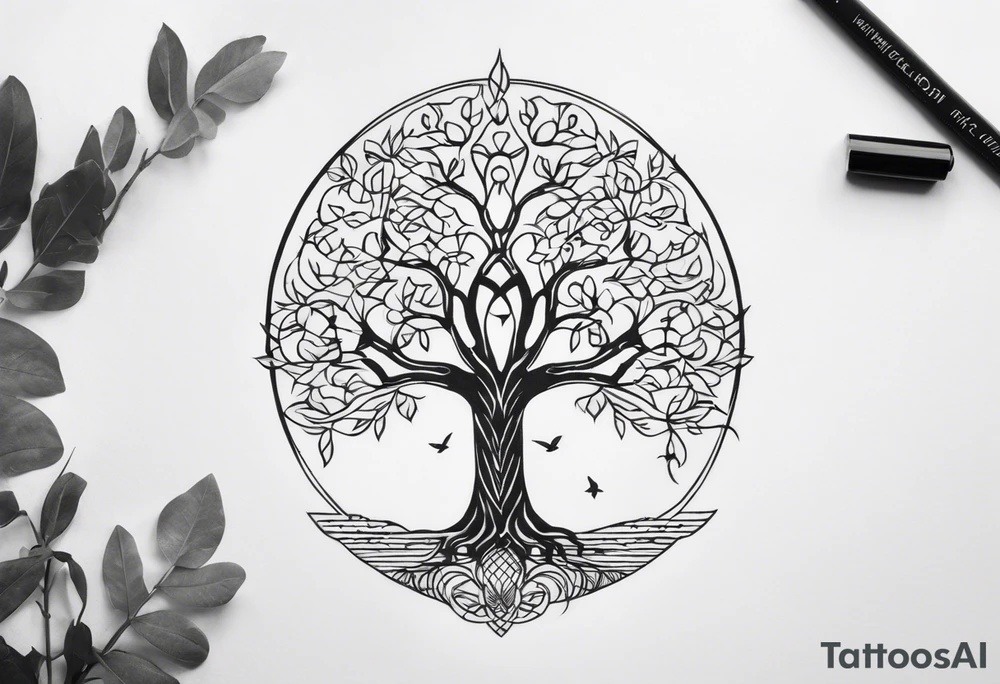 tree of life tattoo idea