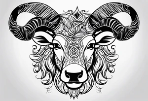 First born son, Aries tattoo idea