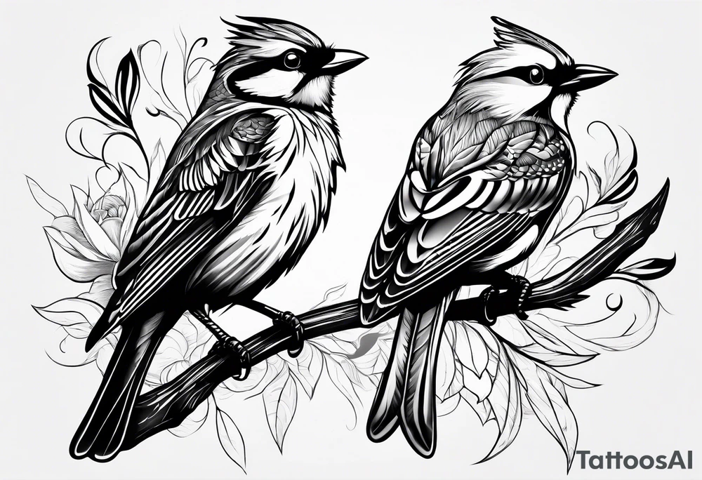 birds of fortuity tattoo idea