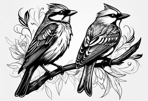 birds of fortuity tattoo idea