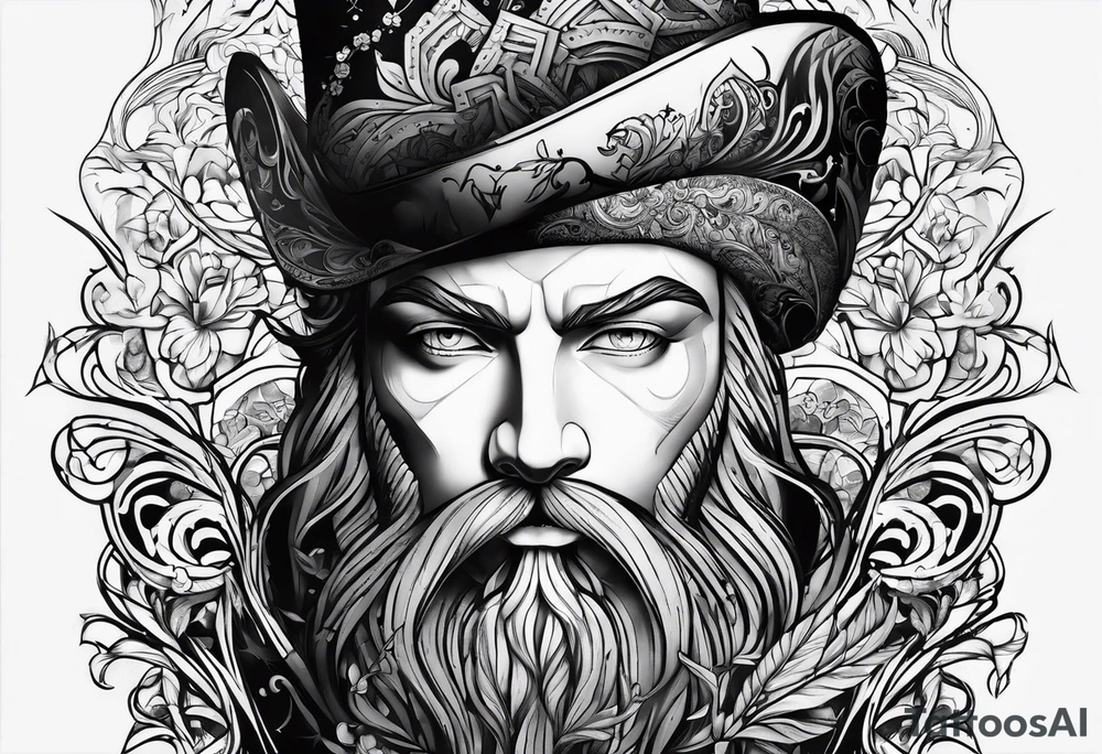 guy faux tattoo idea