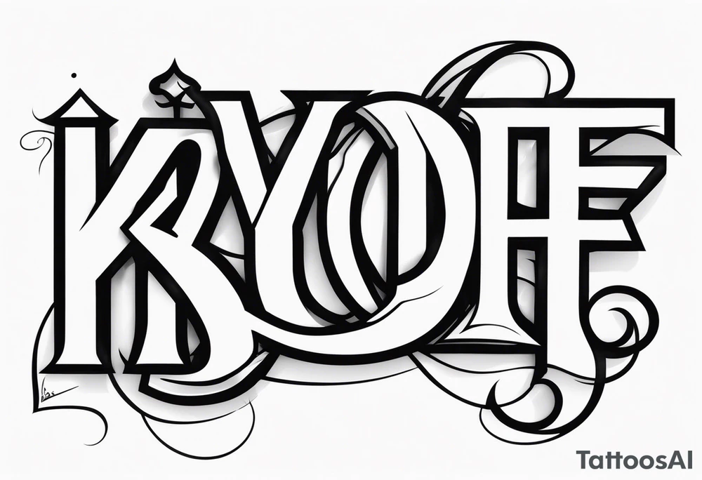 “KYDF” tattoo idea