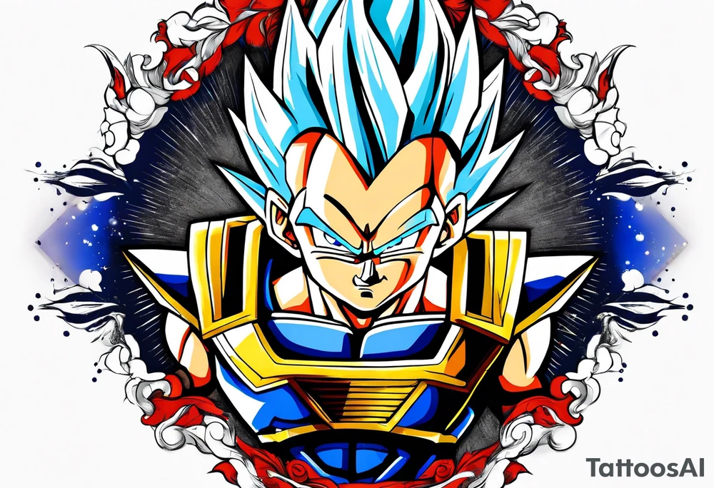 Vegeta Ultra ego tattoo idea