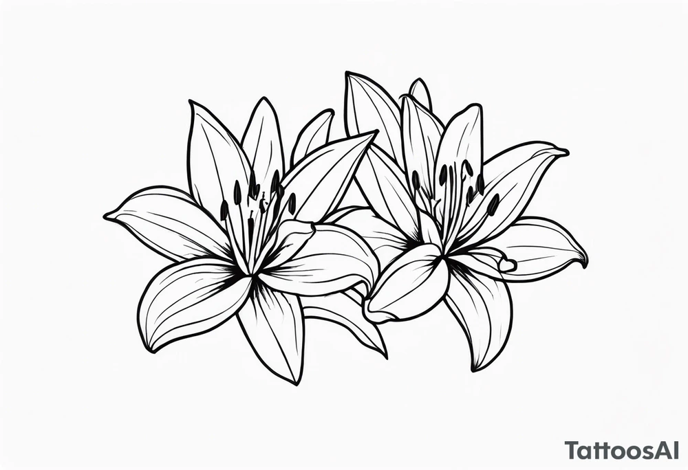lillies tattoo idea