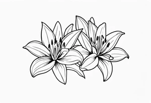 lillies tattoo idea