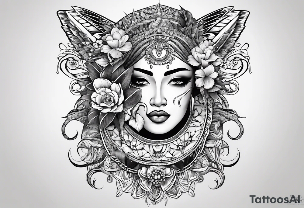 Eastern Caribbean tattoo idea