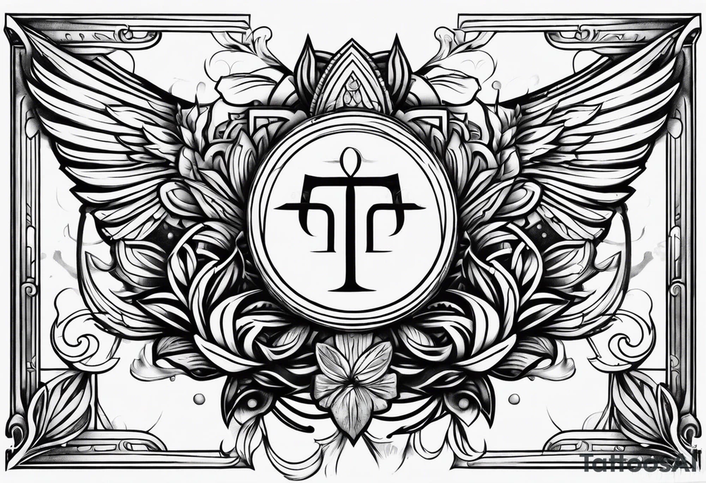 symbol of temperance tattoo idea