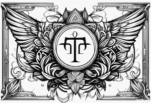 symbol of temperance tattoo idea
