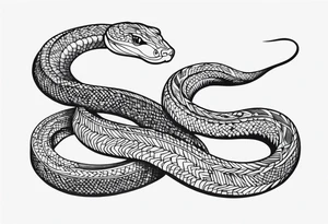 Biblical, snake tattoo idea