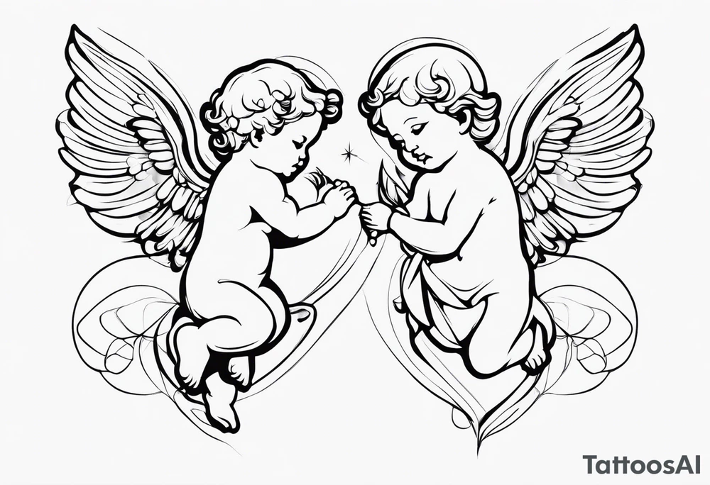 cherubs tattoo idea