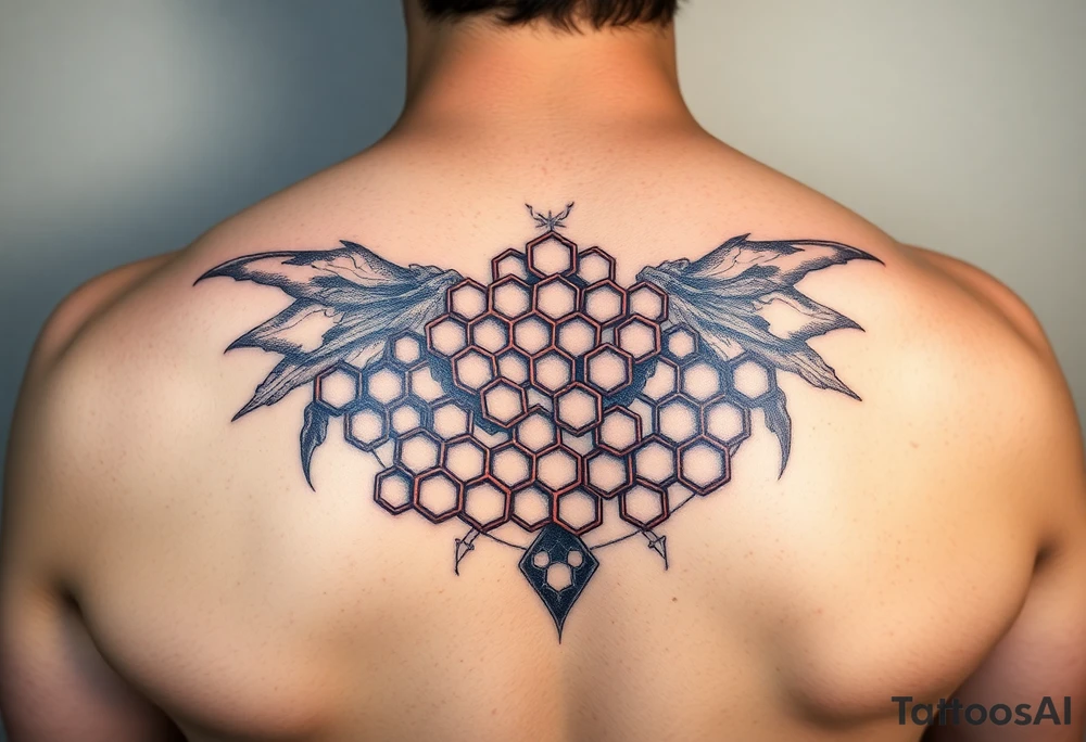Honey comb tattoo idea