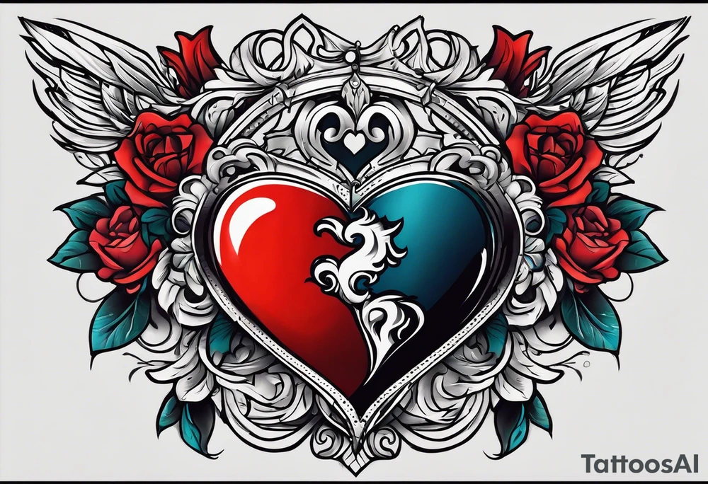 While my heart is beating tattoo idea