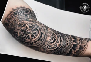 arm tattoo of the arm bone tattoo idea