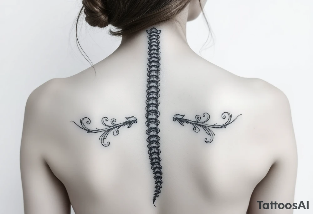 Spine tatto tattoo idea
