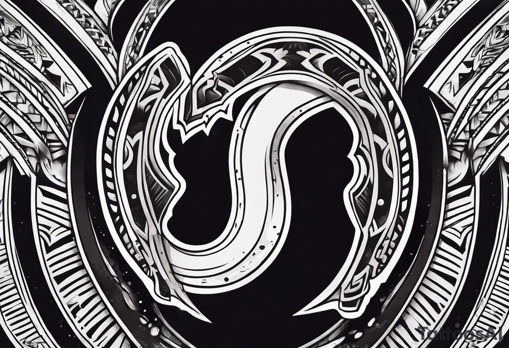 Horseshoe and mud tracks tattoo idea