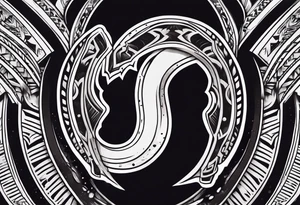Horseshoe and mud tracks tattoo idea