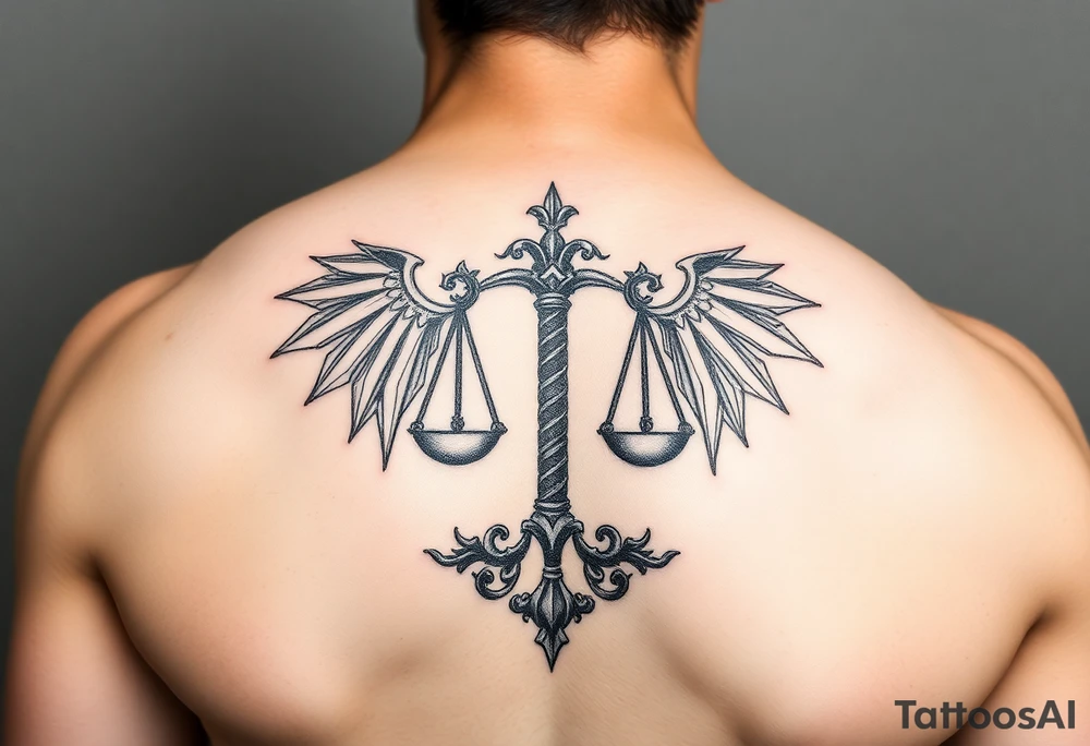 libra tattoo idea