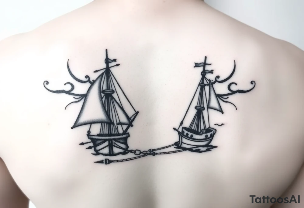 Queen Anne's Revenge tattoo idea
