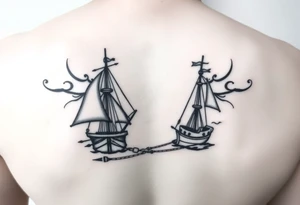 Queen Anne's Revenge tattoo idea