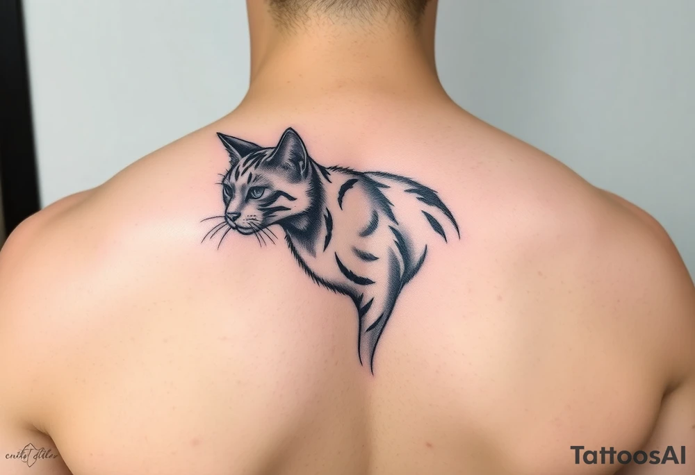 Black Cat tattoo idea