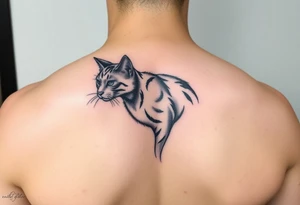 Black Cat tattoo idea