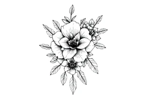 Western floral sleeve tattoo tattoo idea