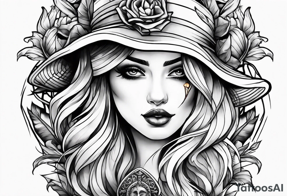 money on fire tattoo idea