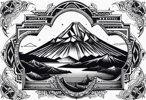 Mount ararat tattoo idea