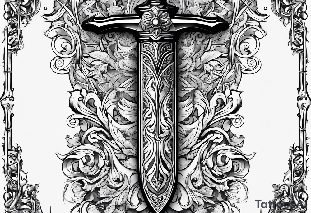 Viego's dagger for lower arm tattoo idea