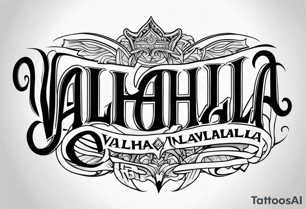 Valhalla tattoo idea