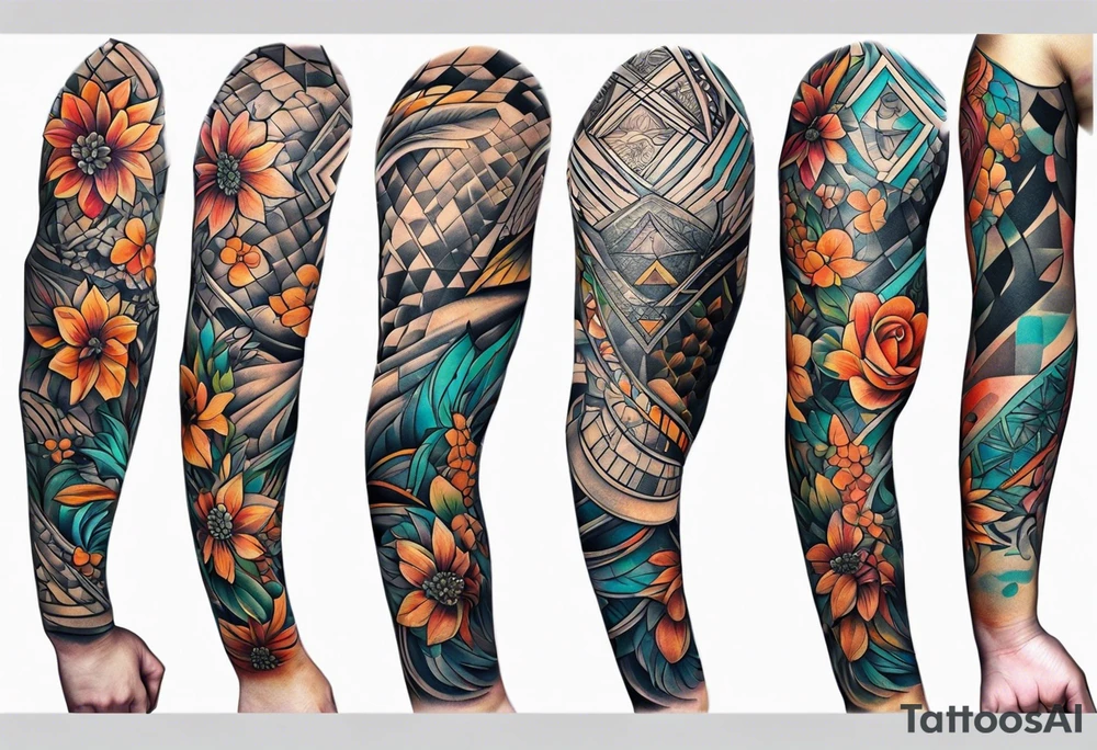 Sleeve tattoo tattoo idea