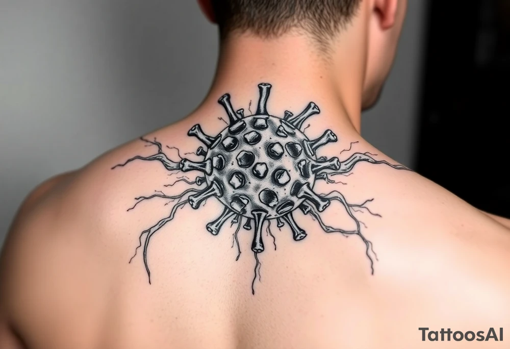 Virus going into your veins spreading through your skin tattoo idea