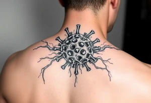 Virus going into your veins spreading through your skin tattoo idea