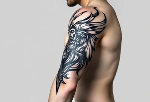 Nordic viking tattoo idea