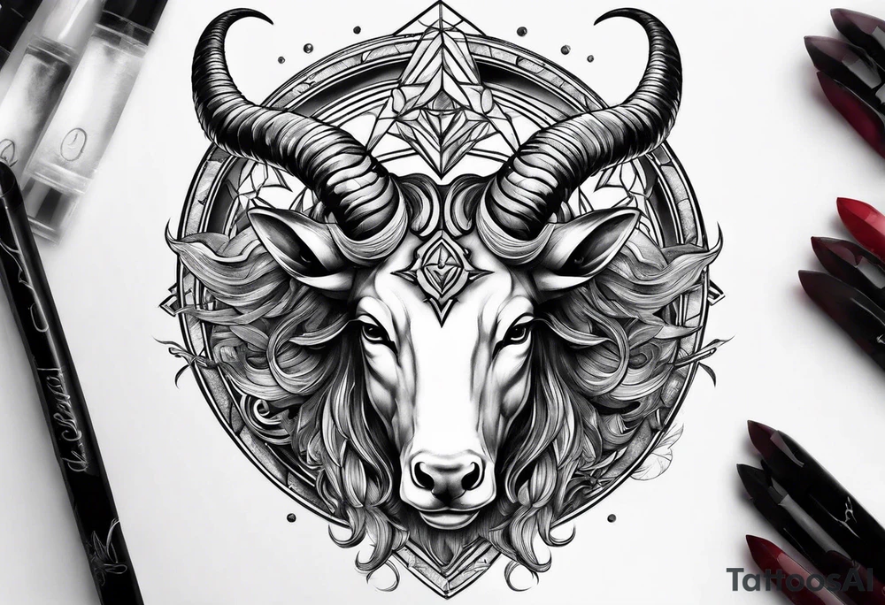 Anonymous capricorn tattoo idea