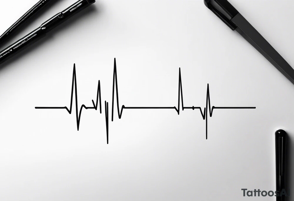 ekg tattoo tattoo idea