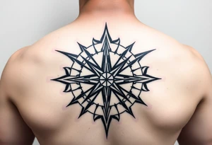 Compass rose tattoo idea
