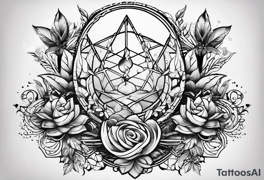Serotonin symbol tattoo idea