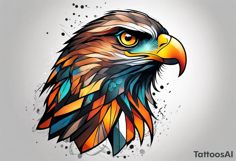 hawk tattoo idea