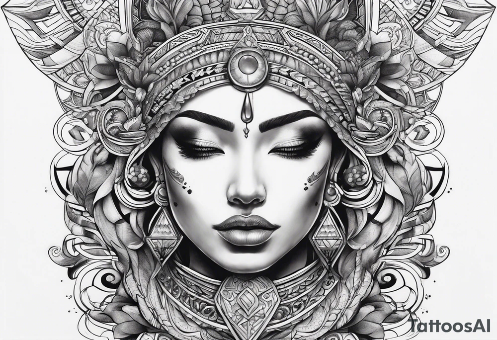 Symbol of balance tattoo idea