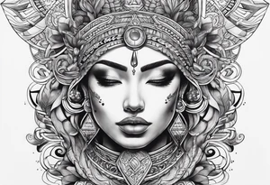 Symbol of balance tattoo idea