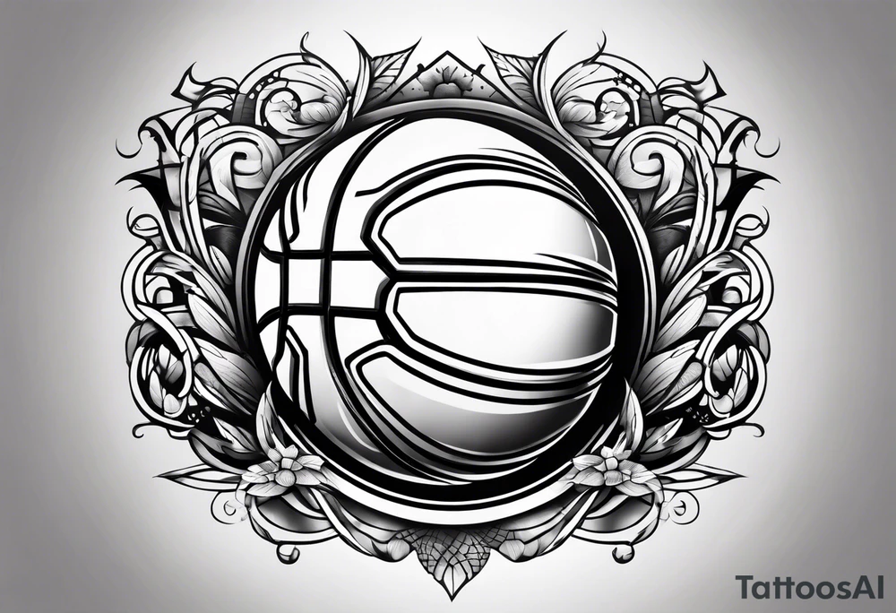 basketball tattoo idea