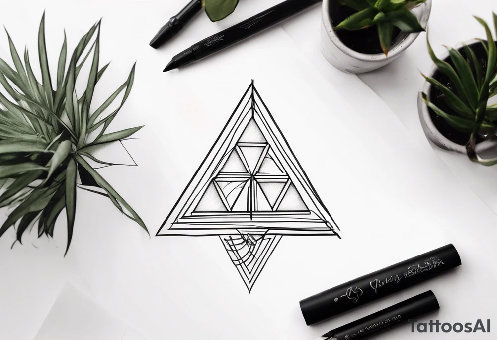 triangle tattoo idea