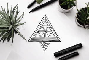 triangle tattoo idea