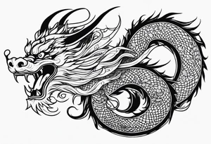 Traditional Chinese Dragon tattoo idea