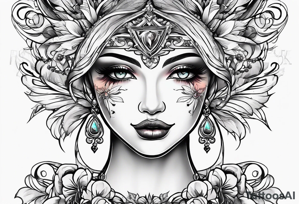 Recovery feminine Christian sobriety tattoo idea