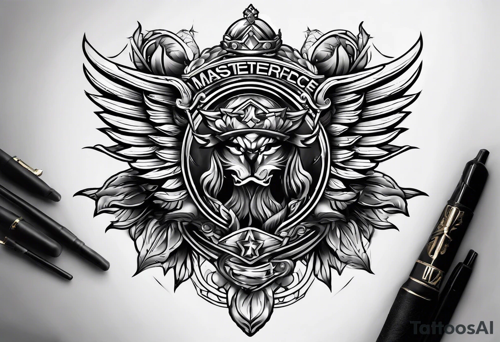 justice emblem tattoo idea