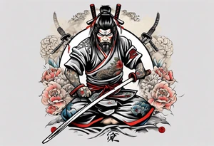 Samurai tatoo Jiu-Jitsu tattoo idea